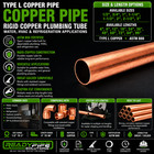 2-1 2  Type L Copper Pipe   Custom Cut Lengths   Plumbing  Water Supply  Hvac