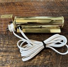 New Vintage 7  Brass Light Lamp - Side-mount Never Used Or Installed - Works