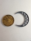 Witch Casket Exclusive Sun And Moon Metal Altar Tray Set For Offerings  Rituals 