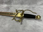 Vintage Steel Ornate Replica Rapier Sword Imperial City Toledo Spain 29  Eb7