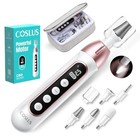 C60 Professional Pedicure Manicure Kit - Cordless Storage Case Set Rose