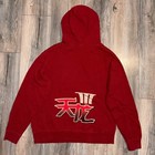 Ufc The Ultimate Fighter Hoodie Mens Medium Red Graphic Sweatshirt Mma Kanji