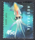 1998 45c Fiery Squid Ocean Australia Bulk Used Lot X 100