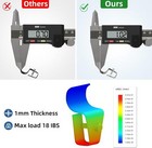 Vinyl Siding Hooks 20 Pack  Heavy Duty No Hole Hanger For Camera Mount
