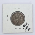 1901 Peru 1 5 Sol Silver Coin Free Shipping  sa12
