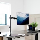 Vivo Single Monitor Desk Mount Stand Fully Adjustable tilt For 1 Computer Screen