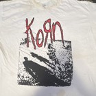 Korn Xl White Graphic T-shirt Rock Music