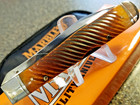 Marble s Mr178  Cheetah Folding Guard Lockback Amber  4-3 8   1-blade  New  2005