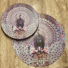 Springbok Peacock Throne Round Jigsaw Puzzle 500  Pieces Complete 1973 Vintage