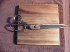 Vintage Wiss No 22w Wide Blade 12    Inlaid Tailor Shears Upholstery Scissors Usa