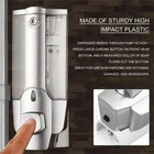 1pcs 350ml Hand Soap Shampoo Dispenser Wall Mount Shower Liquid Dispensers Conta