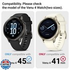 Hard Pc Bumper Intended For Garmin Venu 4 Case 41mm 45mm Smartwatch Screen Pr