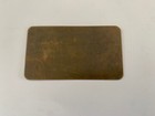 1939 Worlds Fair Catholic Identification Card Metal Plated Rare New York City