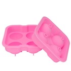 1-10 Pack Sphere Ice Ball Mold Round Maker Whiskey Cube Mold Silicone With Lid