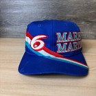 Vintage Nascar Hat Cap Snap Back Blue Racing Mark Martin Valvoline