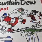 Vintage Mountain Dew Sign - Yahooo Soda Bottle Gas Service Porcelain Sign