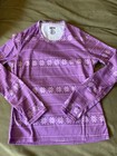 Girls    Kids    Pepper Long John Set Sz M Purple Snowflake Print Base Layer Pajamas