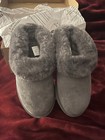 Ugg Womens Cluggette Ugg Graphic Slipper Size Us 6 Charcoal 