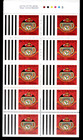 Stamp - Canada  1990  34   Native Nativity - Booklet Pane Of 10 In Cover Sc  1297