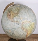 Vintage Replogle  Land And Sea Globe  12 In   Raised Relief  Ussr single Vietnam