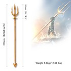 82 7  Stainless Steel Sea King Poseidon Trident Real Metal Neptune Tridentwea   