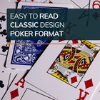 Waterproof Plastic Playing Cards 2 Decks Jumbo Index Poker Casino Cards