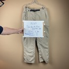 The North Face Pants Mens Large Convertible Hiking Belted Zip Off Leg Khaki