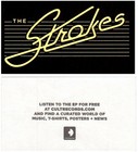 The Strokes Future Present Past Ltd Ed Rare Sticker  bonus Rock Alt Stickers 