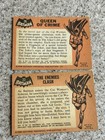 Vintage 1966 Topps Black Bat Batman 26 33 Catwoman Cards Lot Of 2