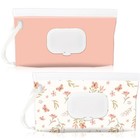 2 Pack Baby Wipes Dispenser Holder  Portable Refillable Baby Wet Wipes Pouch    