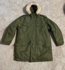 1994 Canadian Military Army Cold Weather Parka Tout Usage Hood Size 7040 Medium