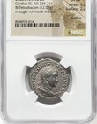 Gordian Iii 238-244 Ad Ngc Chxf 5 5 Silver Tetradrachm Antioch Roman Empire Coin