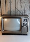 Vtg 1986 Aoc Woodgrain 12    Color Portable Gaming Crt-tv Model C3720ak-works   