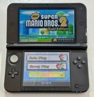 Nintendo 3ds Xl Blue   Black Handheld Console - Oem Charger - Tested - Us Model