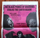 Scream Blacula Scream  1973  Original Folded Australian Daybill Movie Poster