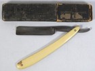 Antique Shaving Kit W heddon Sheffield Straight Razor upsal Solingen Safety Rzr 