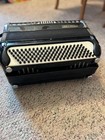 1940 s Black Enrico Roselli Accordion In Original Case - Made In Italy