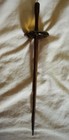 Top Whorl Drop Spindle Hand Spinning Whorl  Wood Body W  Metal Hook