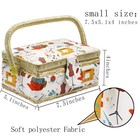 Sewing Basket With Sewing Kit Accessories small Sewing Organizer Box With Sup   