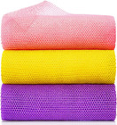 Exfoliating African Net Bath Sponge 3 Pack Long Body Back Scrubber Shower Cloth