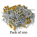 100x For Peterbilt 379 Hucks   Collars - 3 16  Medium Flange Collars