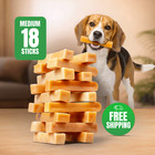 Yak Cheese Dog Chew For Medium Dogs - 3lbs  100  Natural And Healthy Dog Treats