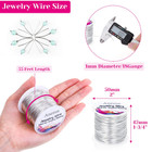 Craft Wire - Tarnish Resistant Copper Beading Wire For Jewelry Making Supplies  