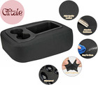 Center Console Jump Armrest Seat Top Cover Black Leather Compatible With Chevy S