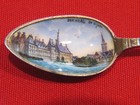Rare 800 Silver Spoon Enameld Den Haag The Hague Queen Wilhelmina