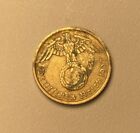 10 Pfenning 1937 G Coin Rare Old Wwii Antique Germany 3rd Reich Ss Nazi Eagle M2