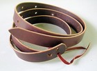 7 5 To 8-foot Amish Made Latigo  Usa Leather Cinch Strap  Medium Oil Brown