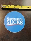 Democratic Socialism Sucks Bernie Sanders Style 3  Round Sticker 2020