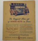 Vintage Softcover Singer Sewing Machine Co  Home Decoration Guide 1943