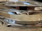 13    8 Hole Chrome Tama Mighty Hoops Vintage Steel Snare Drum Hoop Set
